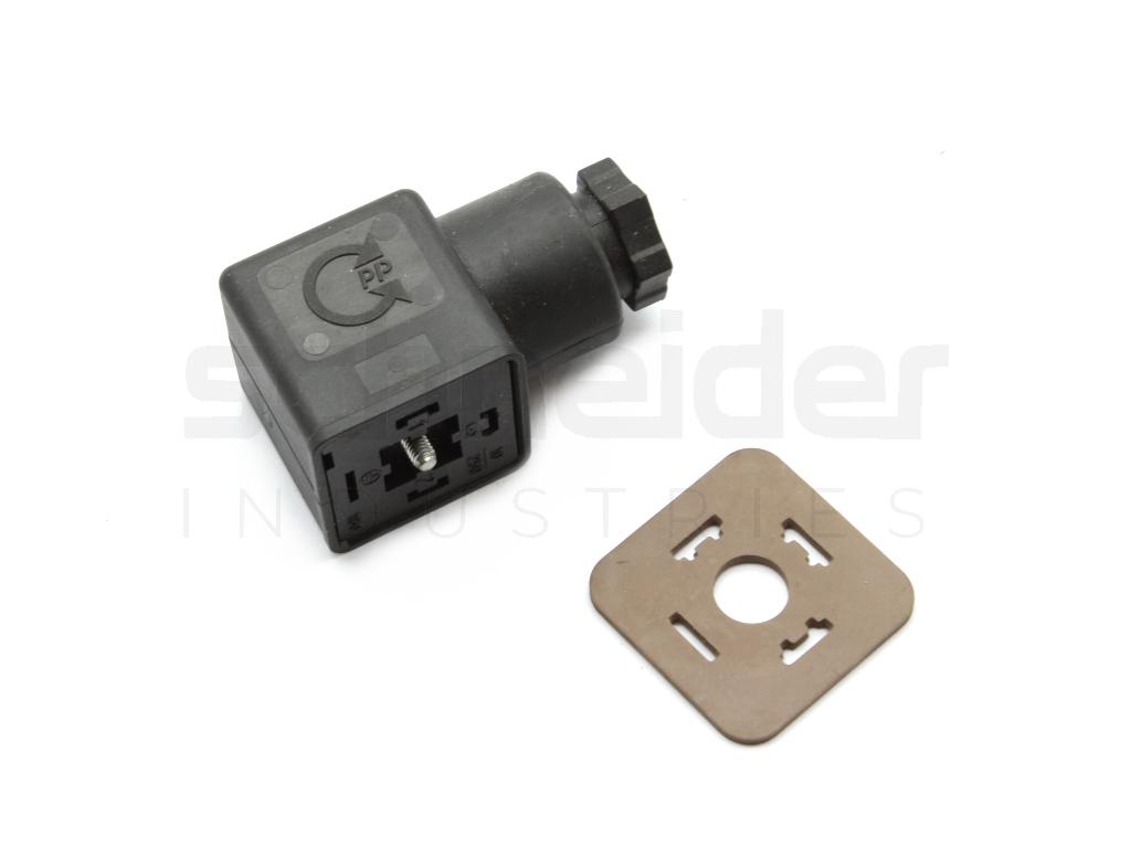 Standard plug for solenoid coils, B 12