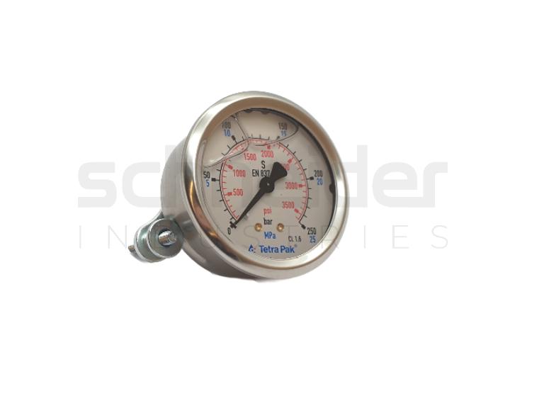 Hydraulic pressure gauge 250bar