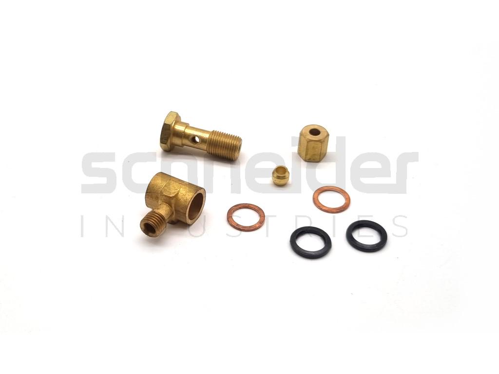 Banjo connection, Elbow 118 Push-in 4mm