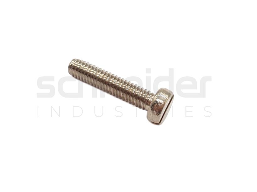 Screw, ISO 1207, M4x18MSGFN, Brass