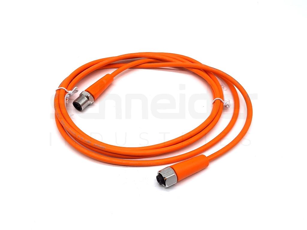 Sensor cable, M12/M12 L=2.0m