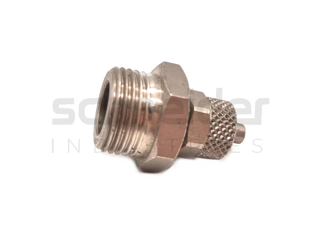 Straight coupling, ext.thread 6/4-G3/8
