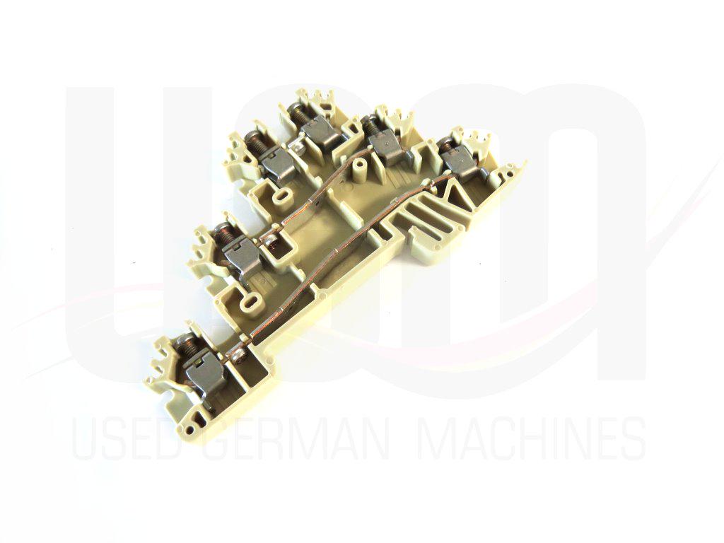 Terminal, 3-level 2.5mm2 Dark beige 