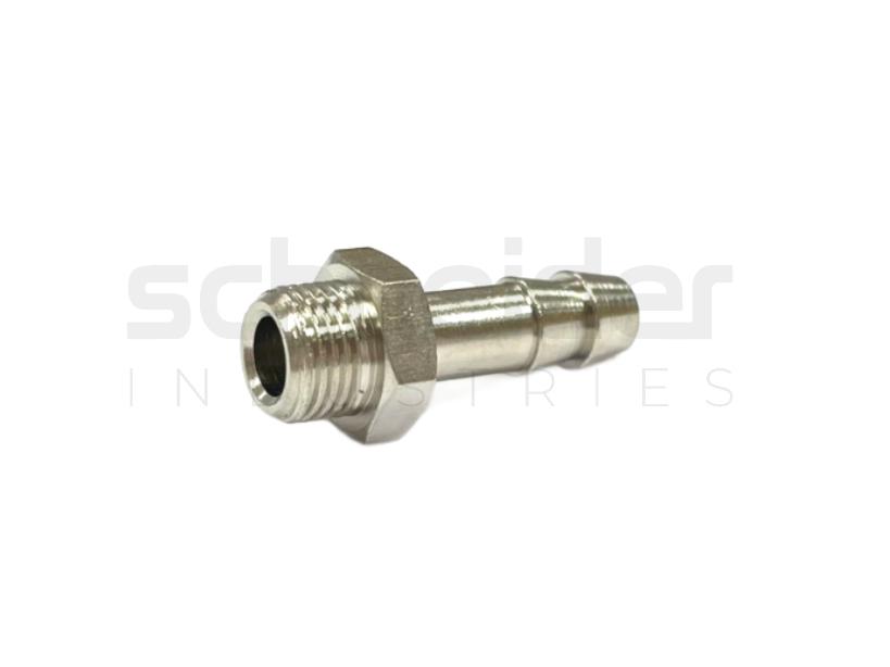 Hose nipple, ext.thr. G1/8-7 mm