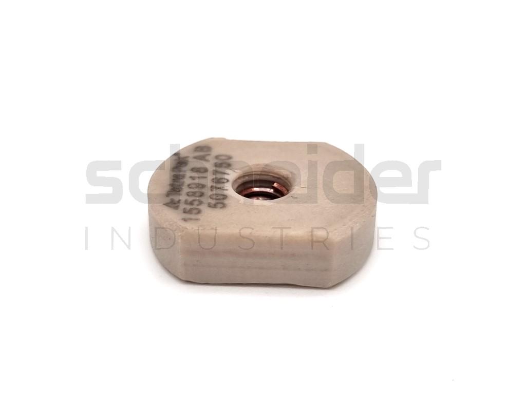 Tightening nut, Ø18x5 M4x1 Peek