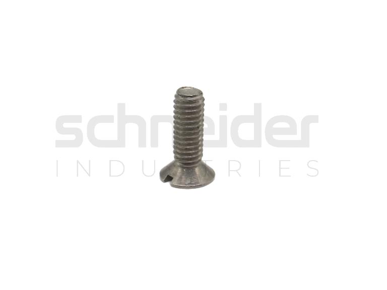 Screw, Slotted Head Flat M4x12 A4