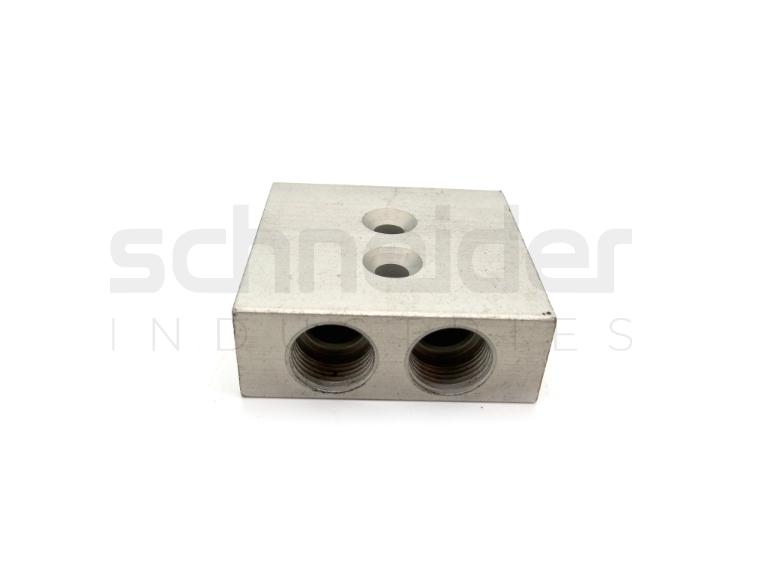 Distribution block, f.Metering val.
