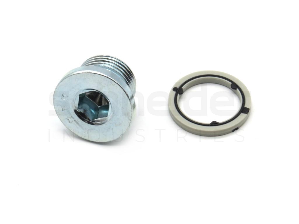 Air coupling, End plug B G ⅜"A