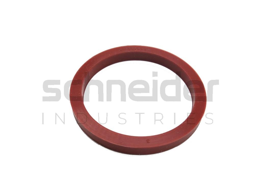 Gasket, 61x51x5,5 mm, Red, Silicone