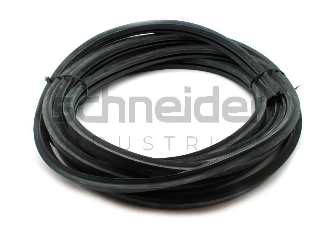 Rubber strip, EPDM, 60SH