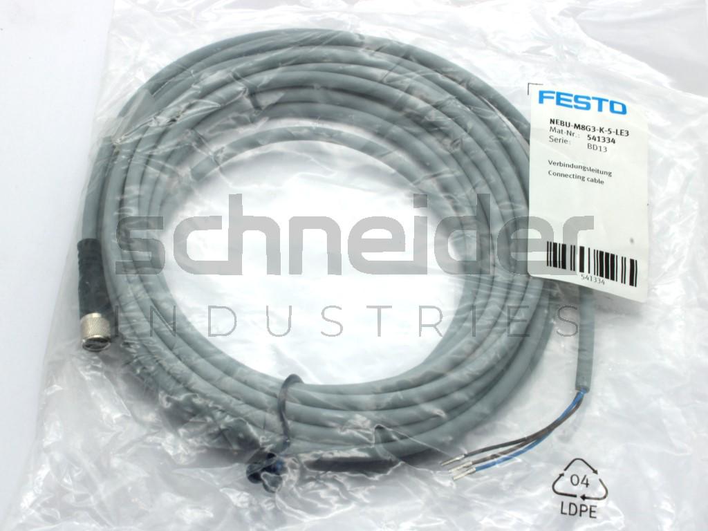 Connecting line, NEBU-M8G3-K-5-LE3