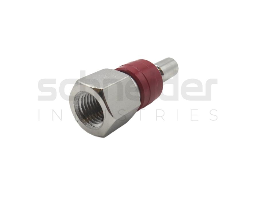 Process adapter, Quick-Connect QC6/Threa