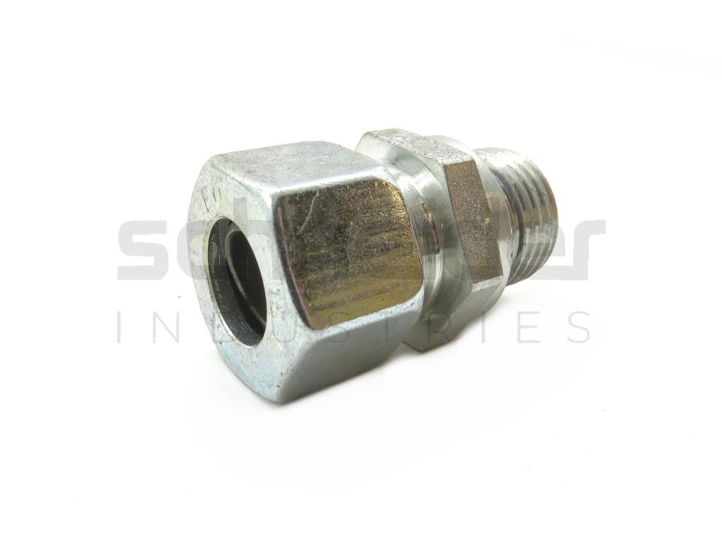 Straight connection, ½" 15mm