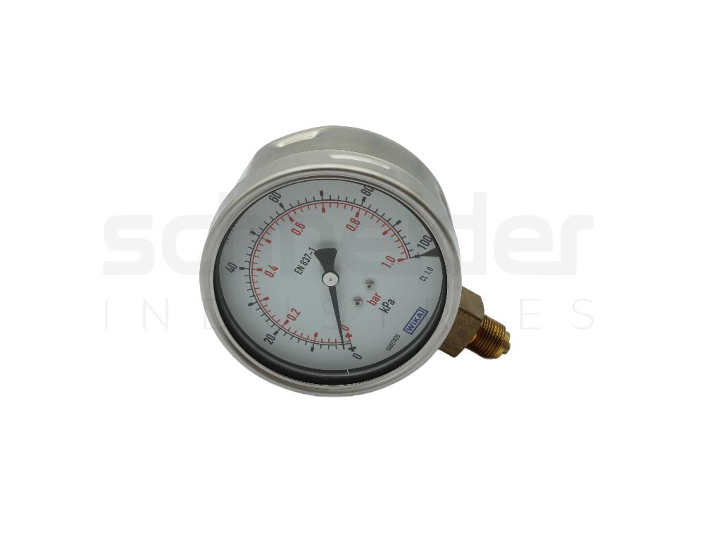 Pressure gauge, 2040 0.0 - 1.0bar
