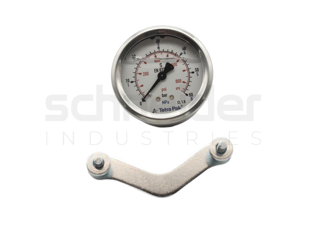Hydraulic pressure gauge 60bar.