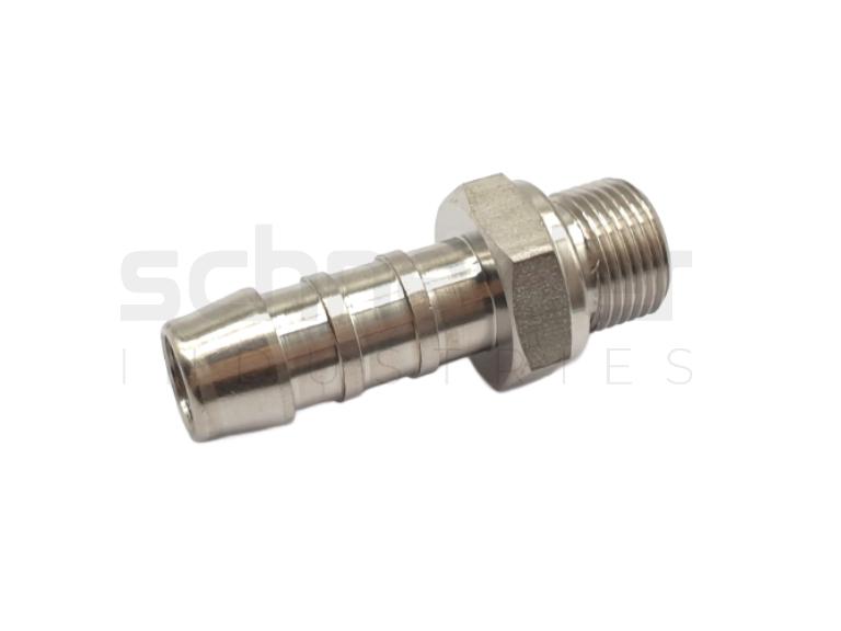 Hose nipple, ext.thr. R3/8x13 mm