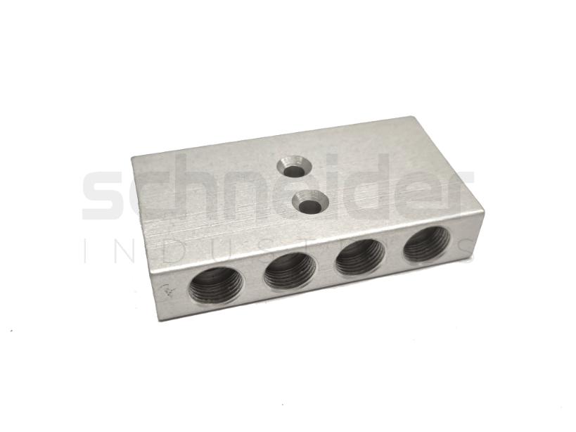 Distribution block, f.Metering val.
