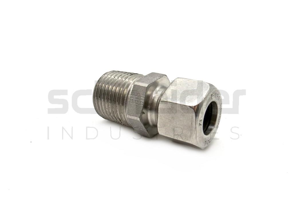 Straight connection, 12mm ½"