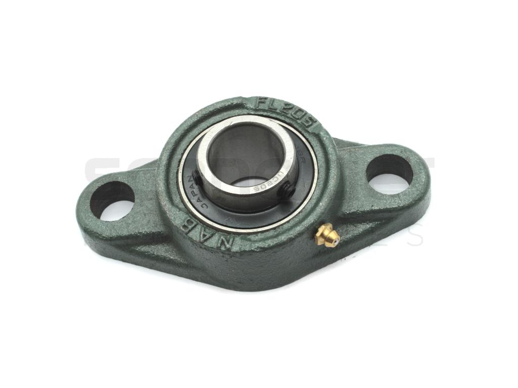 Flange bearing, Ø 25mm