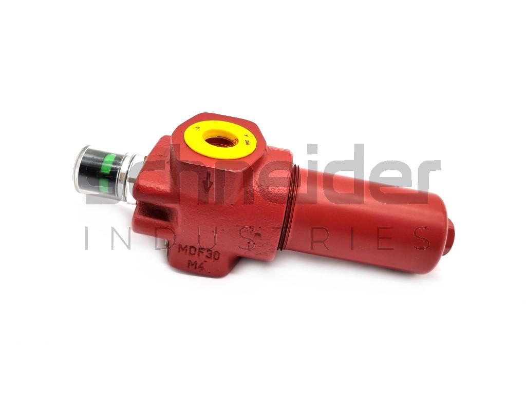Inline filter, 8 l/min, NBR, Steel