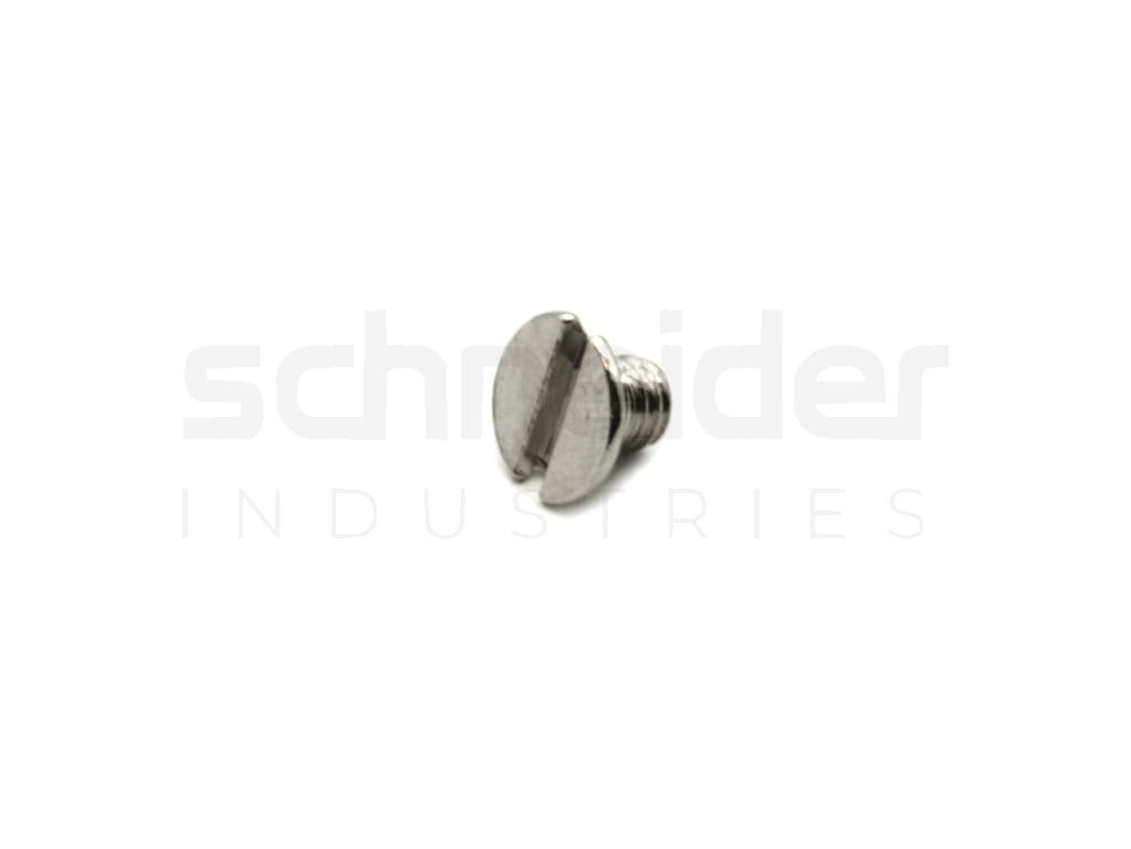 Screw, Slotted Head Flat M4x5 Brass