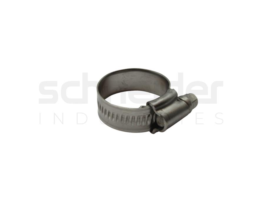 Hose clip, Acid Resistant 19.0 - 28.0mm