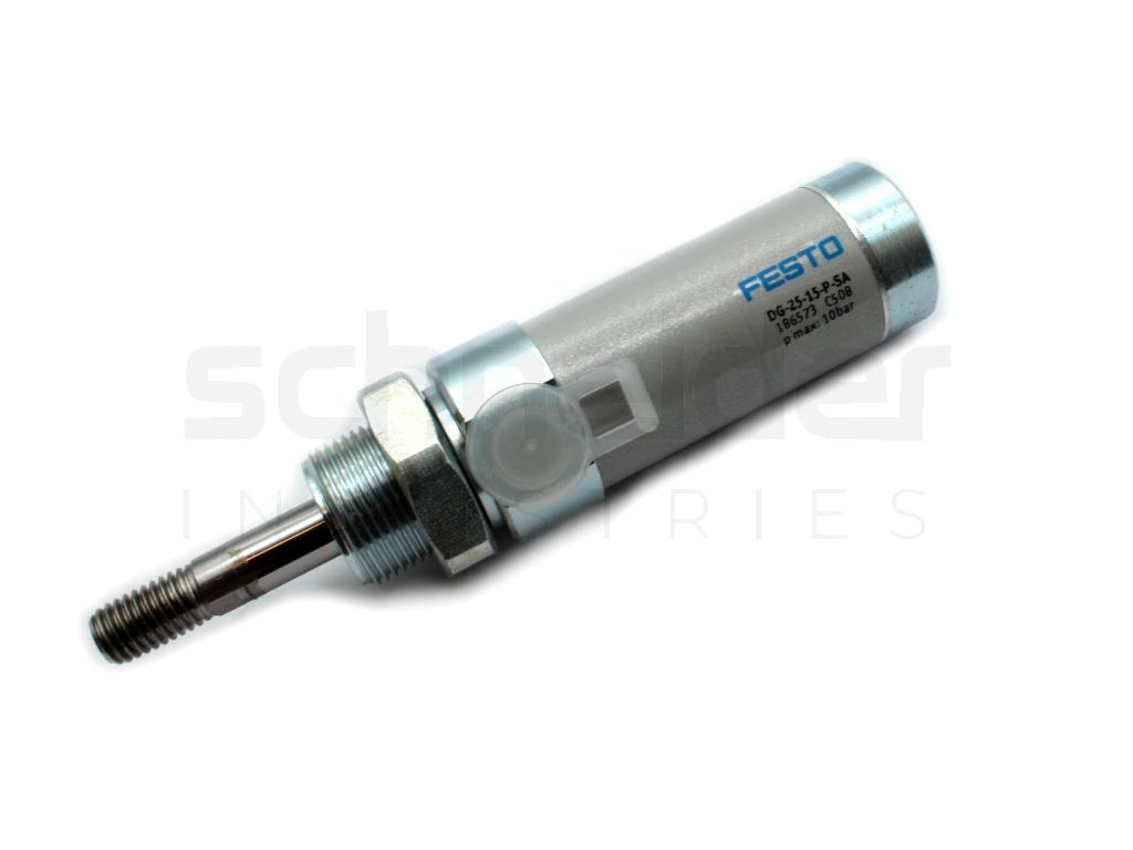 Pneumatic cylinder, DG-25-15-P-SA