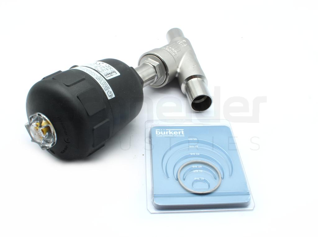 Seat valve, 2000 W DN25 PTFE NO 19.0m3/h