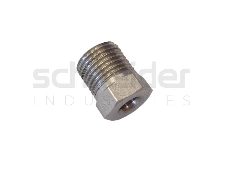 Hexagon bush, DN10/DN4 M Stainless steel